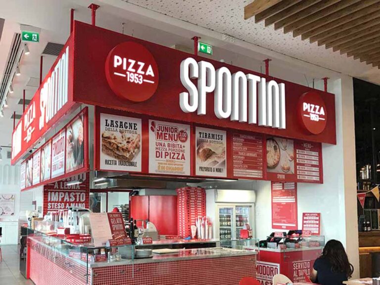 insegna a led da interno